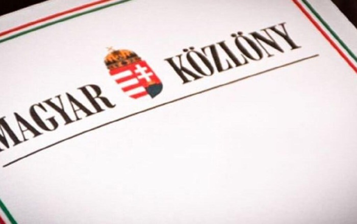 Magyar Közlöny - 2020. 73. szám